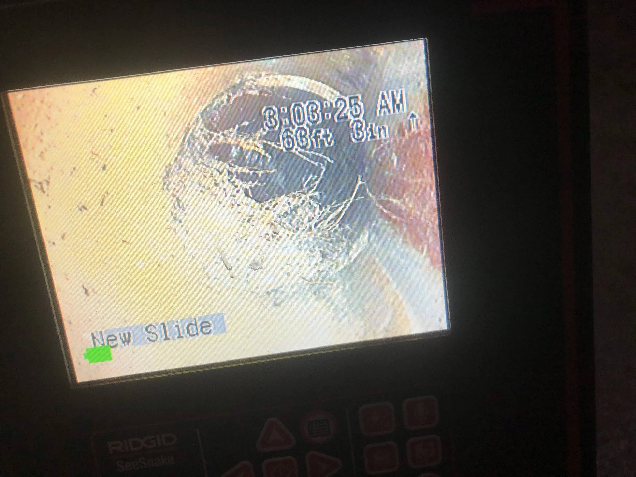 Service:  Camera Sewer Line
